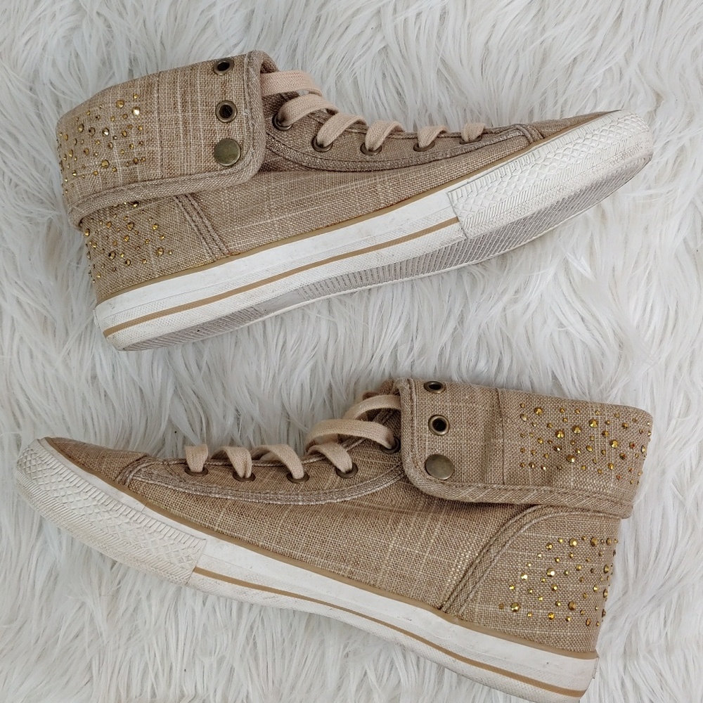 ALDO FABRIC EMBELLISHED SNEAKER EURO 40